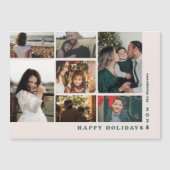 2000年木数々の写真ホリデーカード マグネット招待状 (正面)