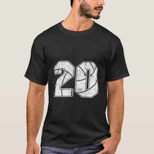 2000年生まれのバレー選手の20歳の誕生日 Tシャツ (正面)
