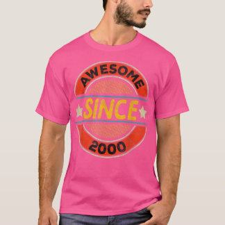 2000年素晴らし以生まれ後22誕生日Tw Tシャツ