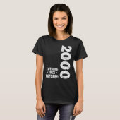 2000年10月22素晴らし日バードから22歳 Tシャツ (正面フル)