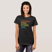 2000年10月22素晴らし日誕生22歳 Tシャツ (正面フル)