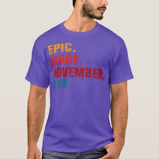 2000年11月からエピック Tシャツ