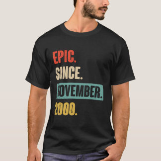 2000年11月以来の叙事詩 – 23おもしろい番目の誕生日23 Tシャツ