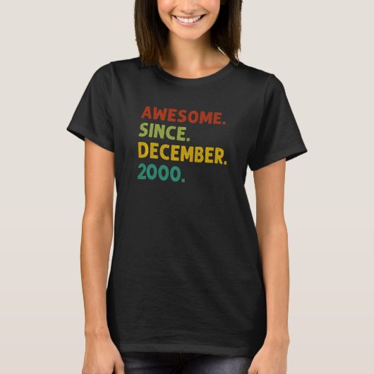 2000年12月22日素晴らしBirから22歳 Tシャツ (正面)