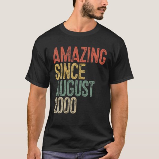 2000年20威厳があるth誕生日ギフト20Ye以来の驚き Tシャツ (正面)