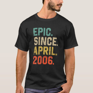2000年4月から16歳の叙事詩のための16誕生日 Tシャツ