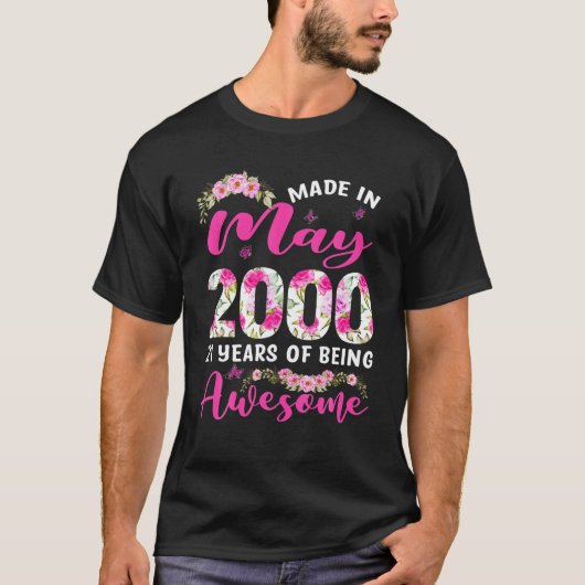 2000年5月作21歳の誕生日の衣装 Tシャツ (正面)