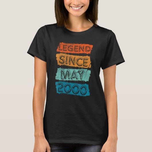 2000年5月22日誕生日22歳 Tシャツ (正面)