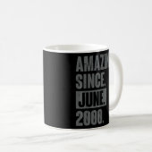 2000年6月22歳22誕生日以来アメージング コーヒーマグカップ (正面右)