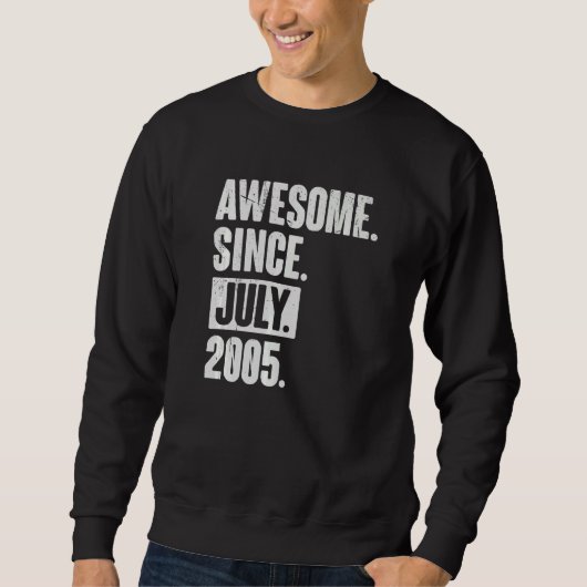 2000年7月以来17歳素晴らし17誕生日 スウェットシャツ (正面)