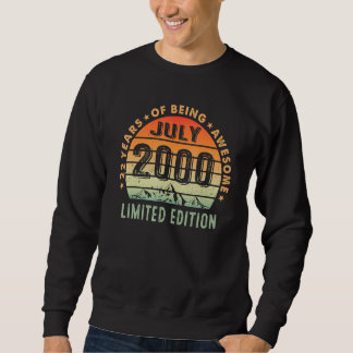 2000年7月以素晴らし降22誕生日 スウェットシャツ