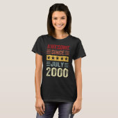 2000年7月23日素晴らしから23歳の誕生日 Tシャツ (正面フル)