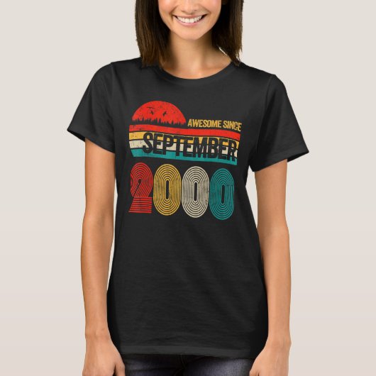 2000年9月22素晴らし日22歳 Tシャツ (正面)
