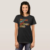 2000年9月22素晴らし日4時以来22歳 Tシャツ (正面フル)