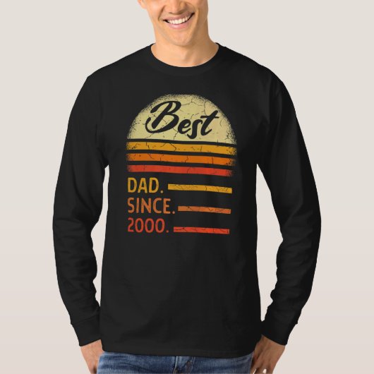 2000最高の年からメンズパパソンダウの父の日 Tシャツ (正面)