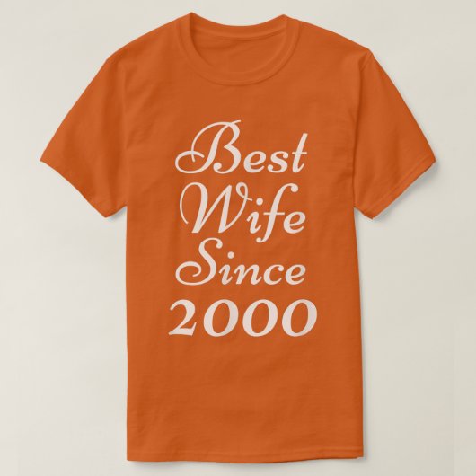2000最高の年結婚妻Bride Mar Tシャツ (デザイン正面)