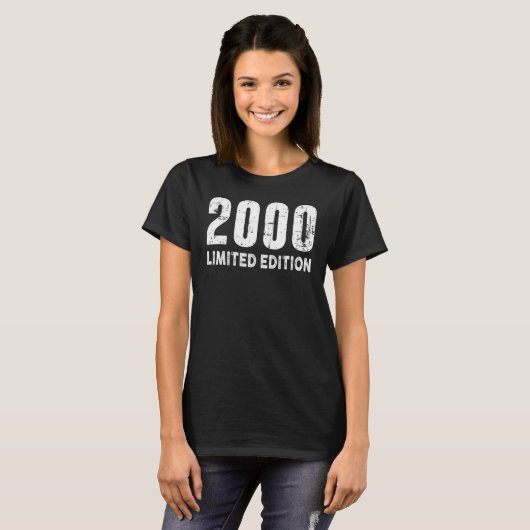 2000生まれ年 Tシャツ (正面フル)