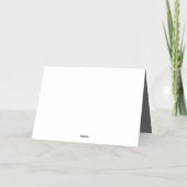 2000素晴らし年閏年日以後2月29誕生日 箔グリーティングカード (裏面)