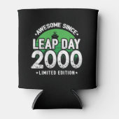 2000素晴らし年閏年日以後2月29誕生日 缶クーラー (正面)