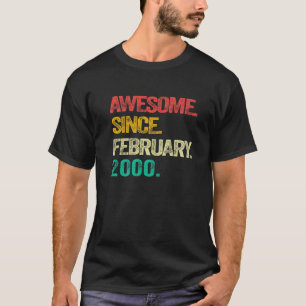 2000素晴らし年2月23歳23歳から Tシャツ