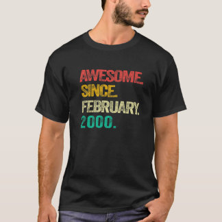 2000素晴らし年2月23歳23歳から Tシャツ