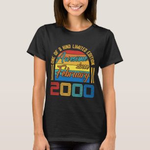2000素晴らし年2月23歳23歳から Tシャツ