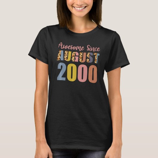 2000素晴らし年22歳22歳から2000年まで Tシャツ (正面)
