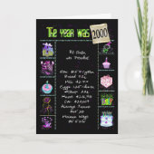 2000誕生日年おもしろいトリビア カード (正面)