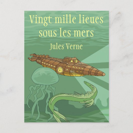 20000の大役ソウルレマース – Jules Verne ポストカード (正面)