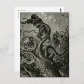 20000年の海の下のリーグからクラケン ポストカード (正面/裏面)