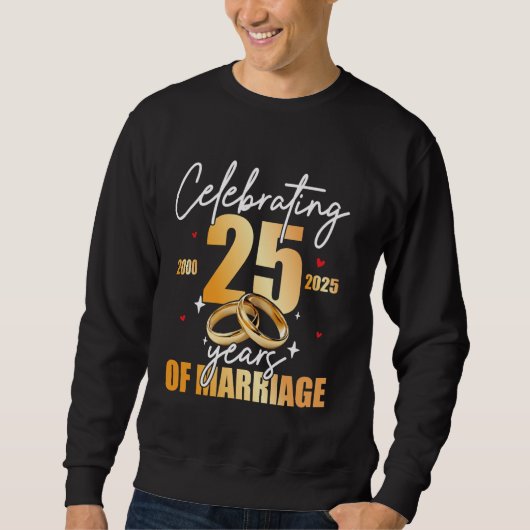 2000 祝年25th 25Years of Marriage Anniver スウェットシャツ (正面)