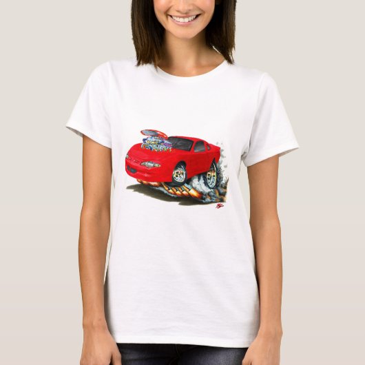 2000-05年のモンテカルロの赤車 Tシャツ (正面)