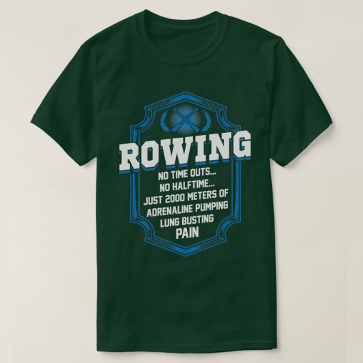 2000 Meters Rowing Tシャツ (デザイン正面)