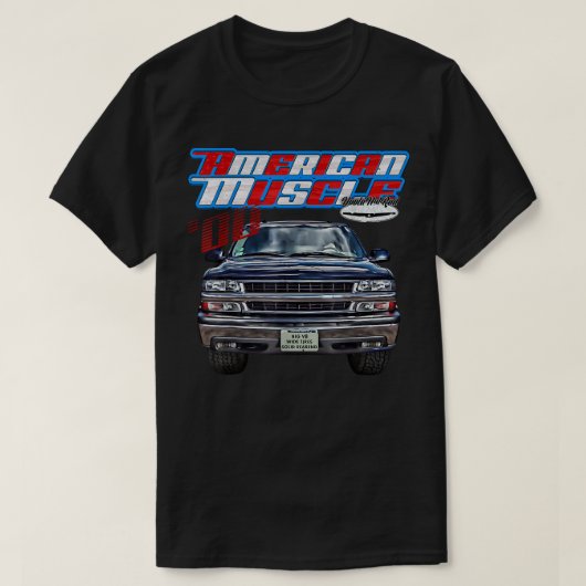 2000,Tahoe,Squarebody Truck,Yukon,Suburban,Silvera Tシャツ (デザイン正面)