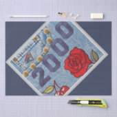 2000 Vintageポスター誕生日または懇親会 薄葉紙 (クラフト)