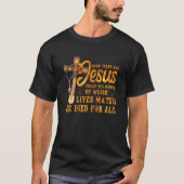 2000 Years Ago Jesus Ended the Debate Christian Be Tシャツ (正面)