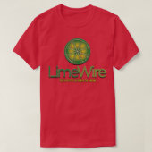 2000sキッズLimeWire P2P 2000 Tシャツ (デザイン正面)