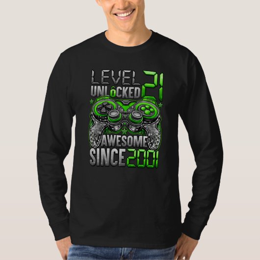 2001年から21位素晴らしの誕生日をロック解除 Tシャツ (正面)