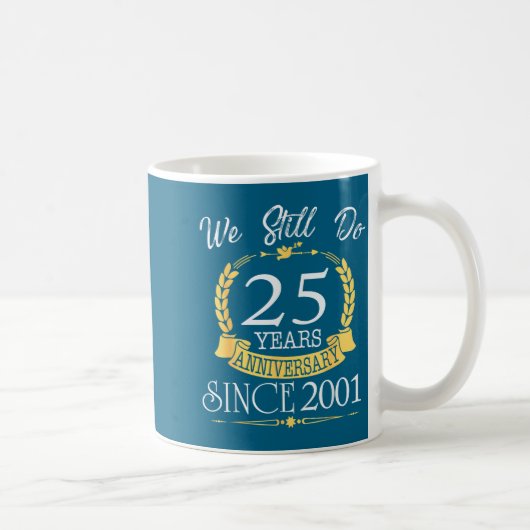 2001年から25周年記念イヤー コーヒーマグカップ (右)