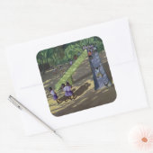 2001年のスライド スクエアシール (封筒)