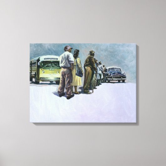 2001年のプール キャンバスプリント (正面)