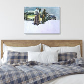 2001年のプール キャンバスプリント (インサイチュ (寝室))