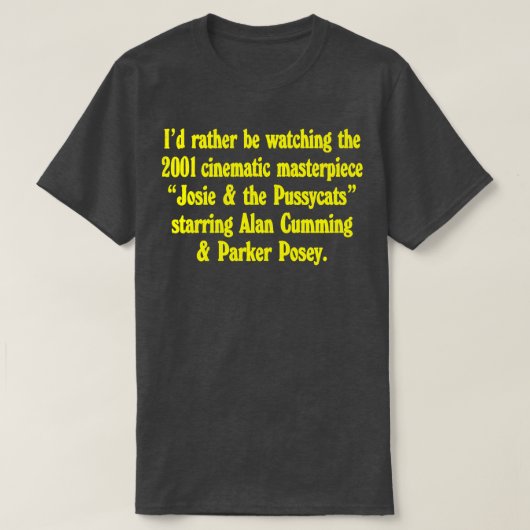 2001年の映画の傑作を見ているのではないか Tシャツ (デザイン正面)