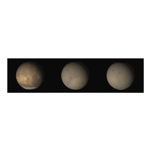 2001年の素晴らし火星2上の塵の嵐 フォトプリント            (正面)