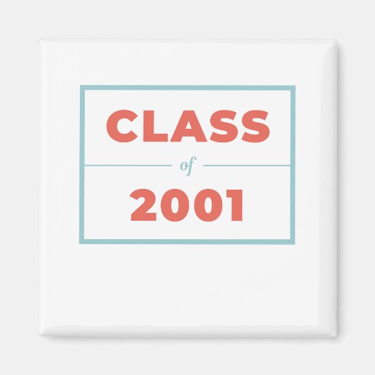 2001年クラス マグネット (正面)