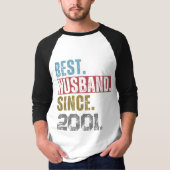 2001年以来最高の夫 オリジナルTシャツ Tシャツ (正面)