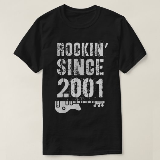2001年以素晴らし降ロックイン伝説ロックスター21st tシャツ (デザイン正面)