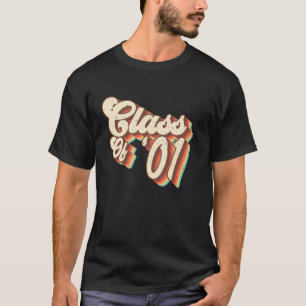 2001年卒業生クラス同窓会 リトロ 01年 高校卒業 Tシャツ
