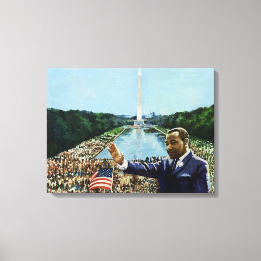 2001年記念演説 キャンバスプリント (正面)
