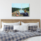 2001年記念演説 キャンバスプリント (インサイチュ (寝室))